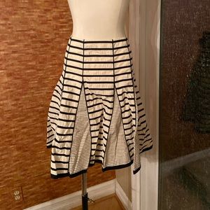 Nanette Lepore black and white unique skirt